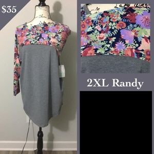 Lularoe Randy Baseball Tee NWT